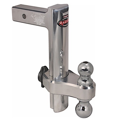 Trimax Razor 12in Drop/Rise Aluminum (Comes with Hitch Balls) • TRZ12AL