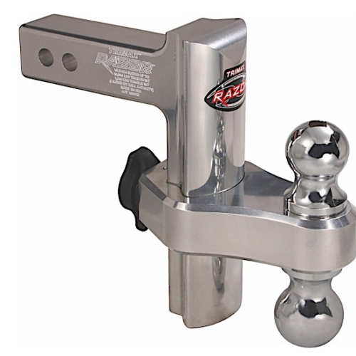 Trimax Razor 8in Drop/Rise Aluminum (Comes With Hitch Balls) • TRZ8AL