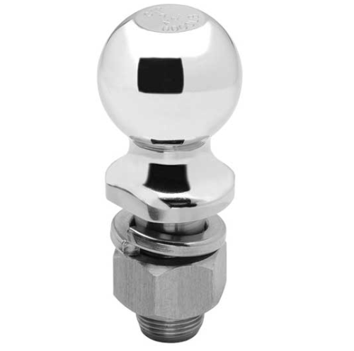 Draw-Tite 2" Trailer Hitch Ball, 6,000 LBS, 1" Shank, Stainless Steel • 63852