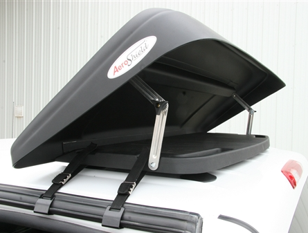 Icon Technologies AeroShield 56" x 22" Wind Deflector - Black • 01217 - Image 2