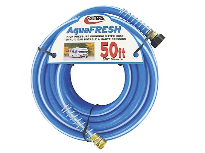 Valterra AquaFRESH Blue High Pressure Drinking Water Hose 1/2" x 25' • W01-8300