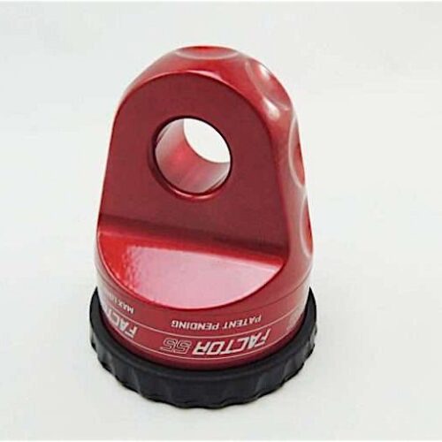 Factor 55 ProLink Loaded Assembly - Red 16000 Lb with Titanium Pin & Rubber Guard • 00015-01