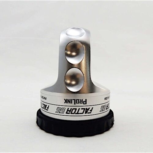 Factor 55 ProLink Loaded Assembly- Silver 16000 Lb with Titanium Pin & Rubber Guard • 00015-05