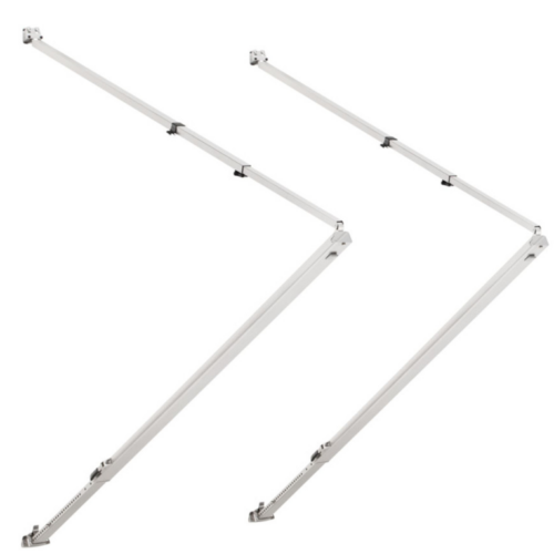 Dometic Universal Tall Polar White Awning Arm Mounting Hardware Kit • 8273000.401B