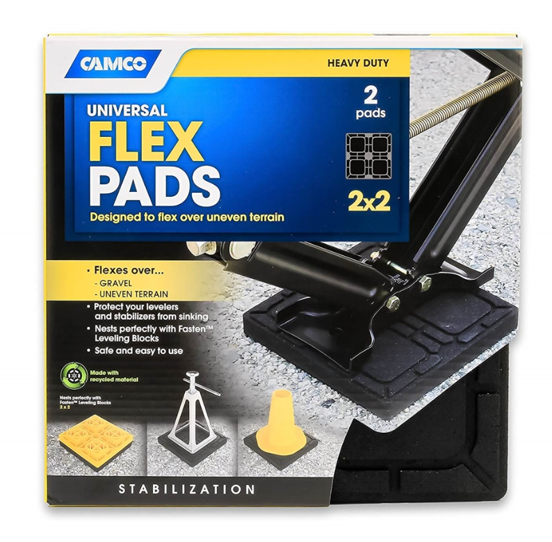 xCamco Universal Flex Pads for Leveling Blocks - 8.5" x 8.5" - 2 Pack • 44600 - Image 3