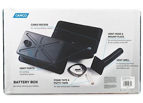 Camco Battery Box - Standard, Compartment Vented 12V • 55371 - Image 3