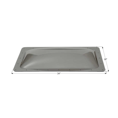 Icon Technologies RV Skylight 14" x 30" - Smoke • 12117