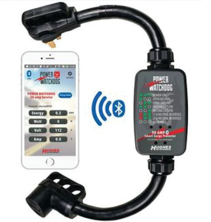 Hughes 50 Amp Power Watch Dog Bluetooth Surge Protector • PWD50