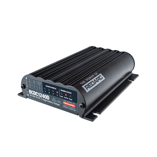 Redarc Dual Input 40A In-Vehicle DC Battery Charger • BCDC1240D