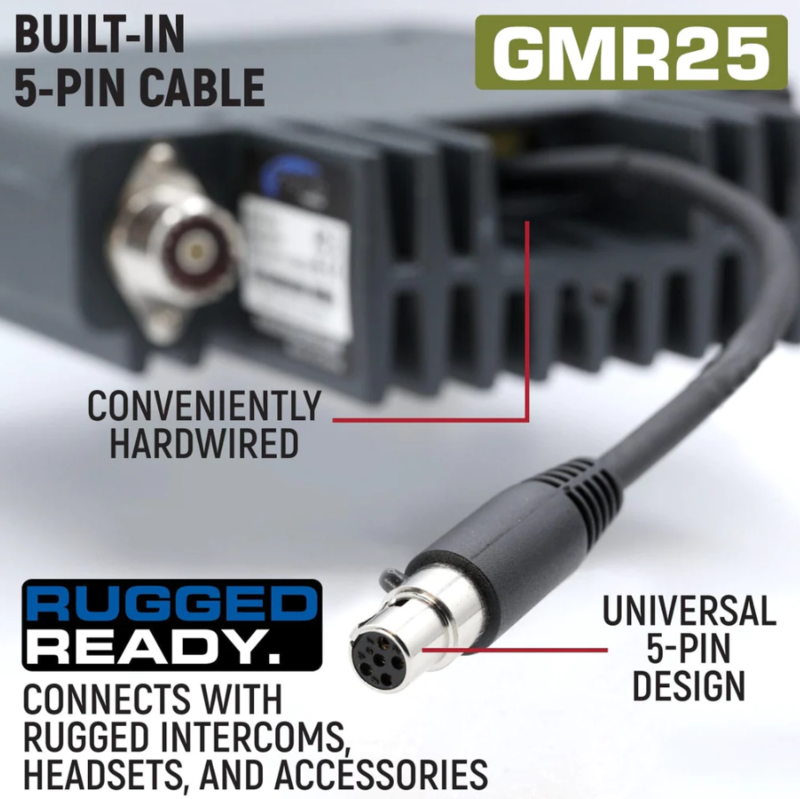 Rugged Radios Rugged Waterproof GMRS Mobile Radio • GMR25 - Image 5