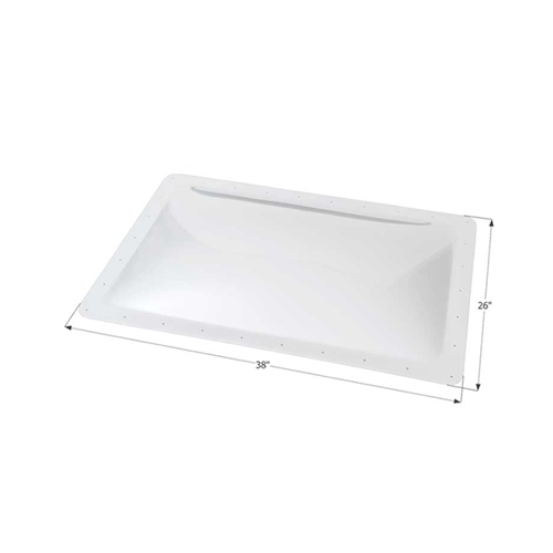 Icon Technologies RV Skylight, 34" x 22" - Translucent White • 01861