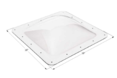 Icon Technologies RV Skylight 14" x 14" - Clear • 01818