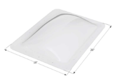 Icon Technologies RV Skylight 22" x 14" - Translucent White • 01819