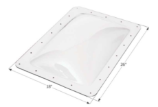 Icon Technologies RV Skylight 22" x 14" - Clear • 01820