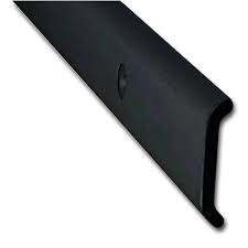 AP Products 8' Black Aluminum Flat Trim • 021-87202-8