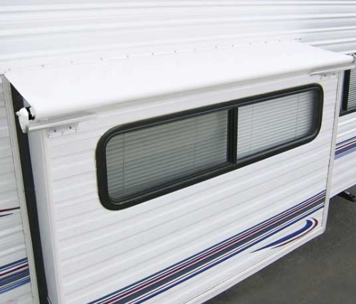 Carefree 165.5" Solid Black RV Slide-Out Awning • LH1616242