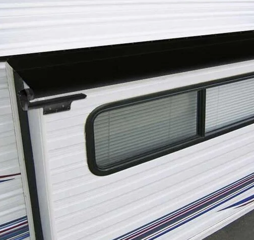Carefree 141.5" Solid Black RV Slide-Out Awning • LH1376242