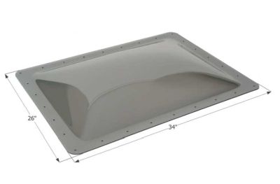 Icon RV Skylight, 30" x 22" - Smoke • 12122