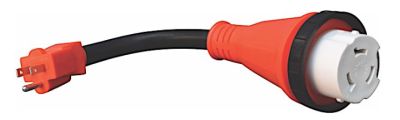 Valterra Mighty Cord 15AM-50AF Detachable Adapter Cord, 12", Red • A10-1550DVP