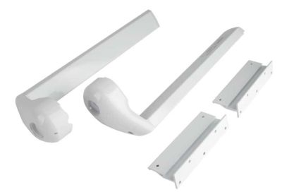 Carefree Alpine Short Brackets White Slide-Out Awning Mounting Kit • KG25S15