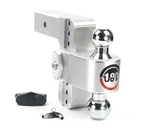Weigh Safe 180 Turnover Ball 6" Drop Hitch with 2.5" Shank Keyed Alike • CTB6-2.5