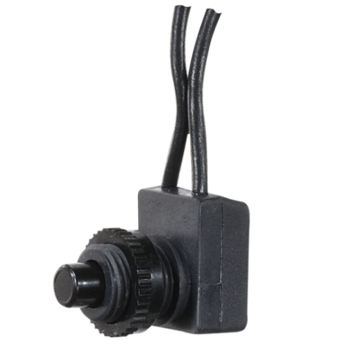 RV Designer Push Button Roof Vent Push Switch, 3A 125V 4.5" Leads • S741