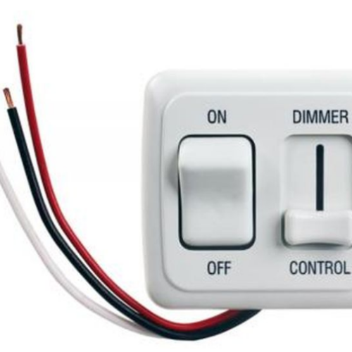 JR Products RV Dimmer On/Off LED Light Switch • 15205