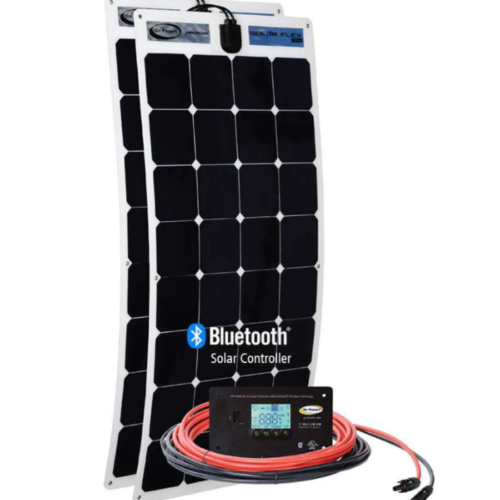 Go Power 220 Watt Flexible Solar Kit with 30 Amp Bluetooth Controller • 83305