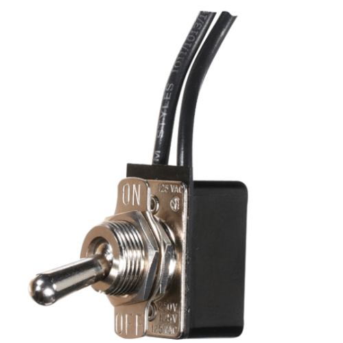 RV Designer RV Roof Vent Toggle On/Off Switch with 6" Leads, 8 Amp, 125 V • S721