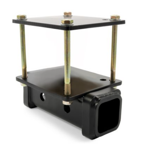 Eaz-Lift Square Bumper Hitch - Bilingual 4" Bumper Adapter for 2" Receiver • 48473