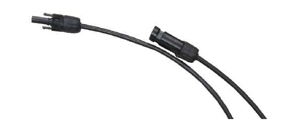 Go Power 3' Solar Panel Cable to Connect Go Power Solar Panel To Solar Battery Charger Controller • 74672
