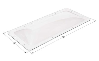 Icon RV Skylight 34" x 14" - Clear • 01850
