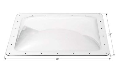 Icon RV Skylight, 24" x 18" - Clear • 01852