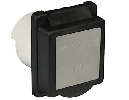 ParkPower RV Power Inlet 30 Amp 125V Black • 301ELRV.BLK