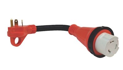 Valterra Mighty Cord 50 Amp Female to 30 Amp Male Detachable RV Adapter Cord W/ Handle • A10-3050HDVP