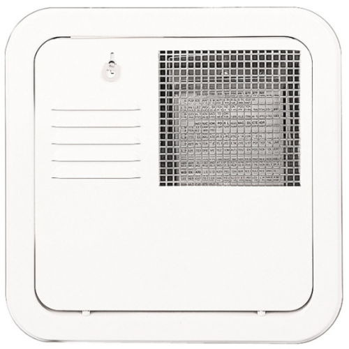 Suburban Water Heater Access Door, 10/12/16 Gallon, Polar White • 6259APW