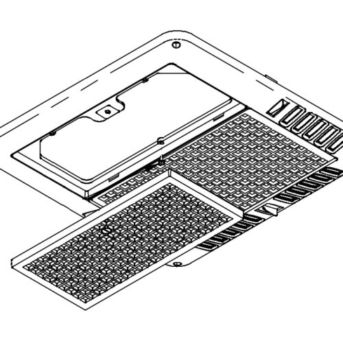 Coleman Mach 8330c5731 Air Conditioner Ceiling Assembly Grille