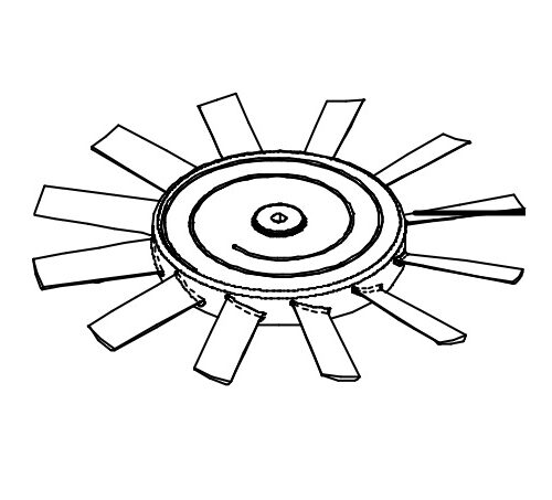 Coleman Mach 1472-5021 Air Conditioner Condenser Fan