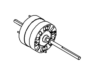 Coleman Mach 1468-3189 Air Conditioner Condenser Fan Motor