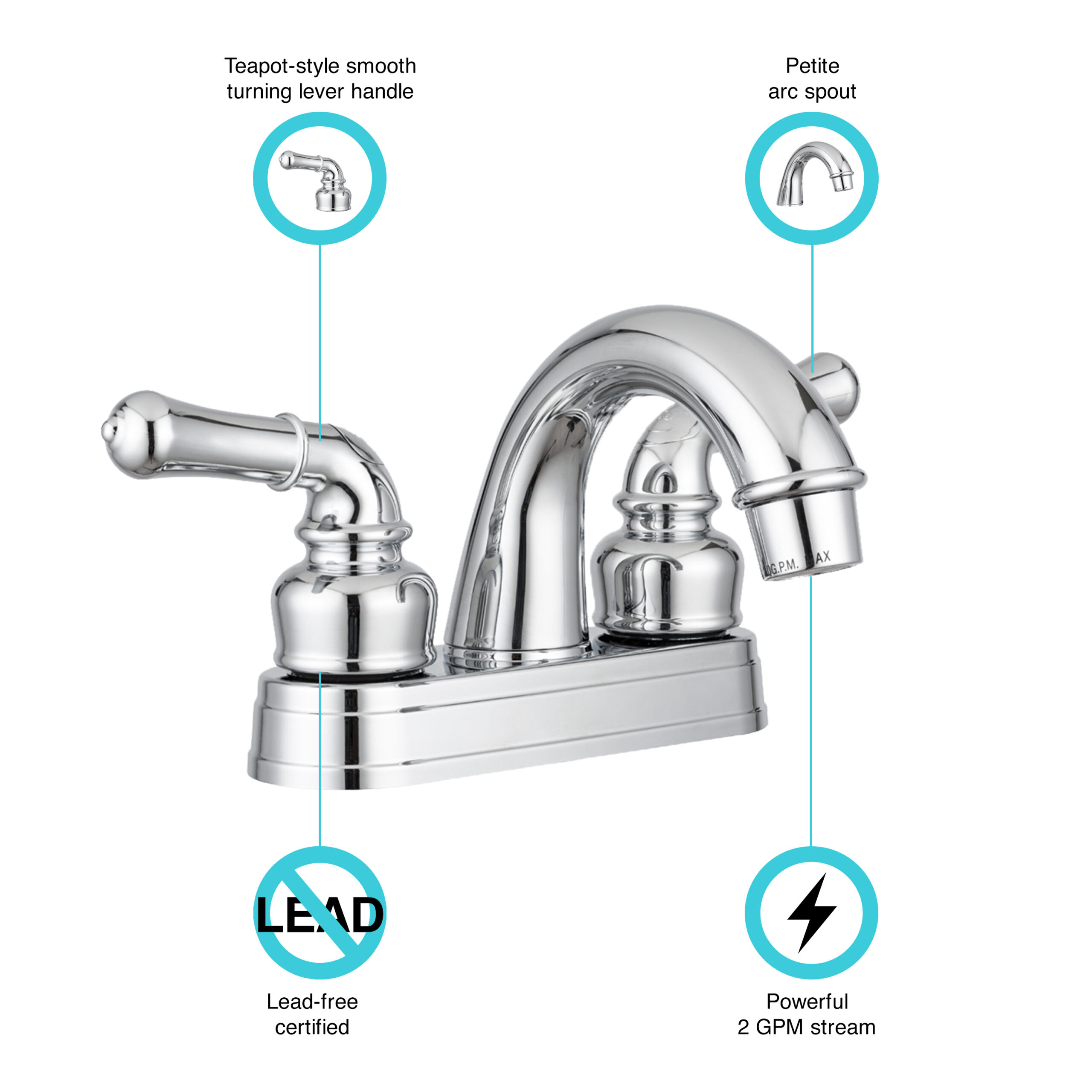 Dura Faucet Df-Pl620c-Cp Faucet - Image 6
