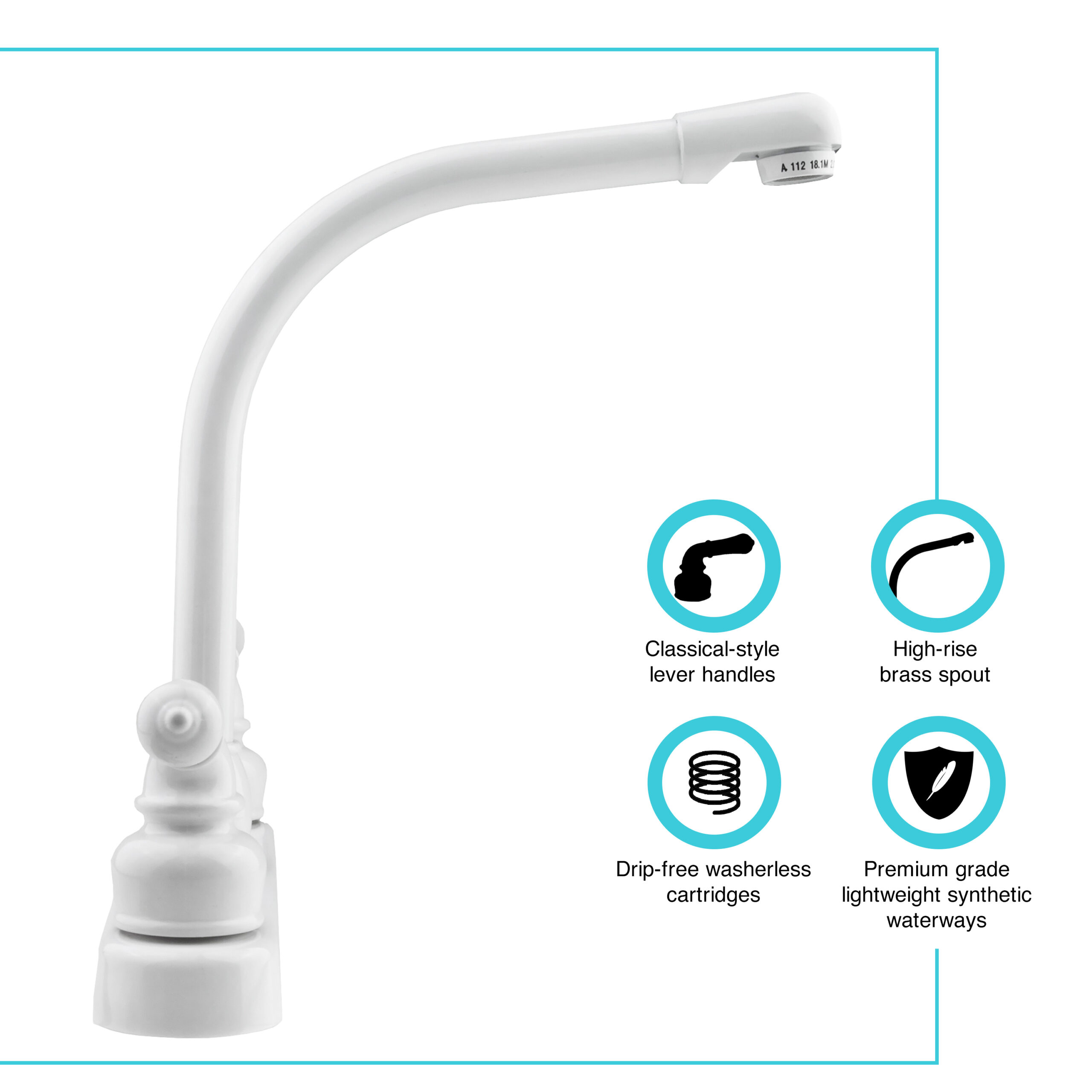 Dura Faucet Df-Pk210c-Wt Faucet - Image 6