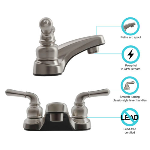 Dura Faucet Df-Pl700c-Sn Faucet