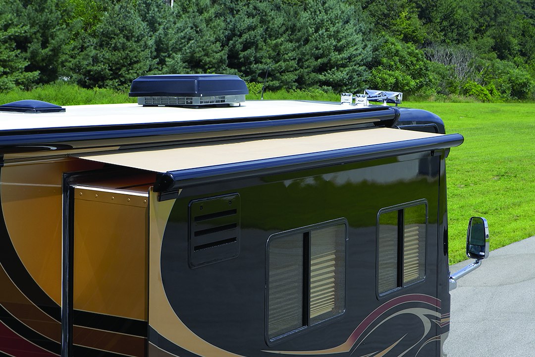 Carefree RV UP16562JV RV Slide-Out Automatic Awning , Black Solid