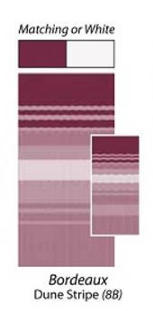 Carefree RV JU188B00 Red/ Purple RV Patio Vinyl Awning Fabric