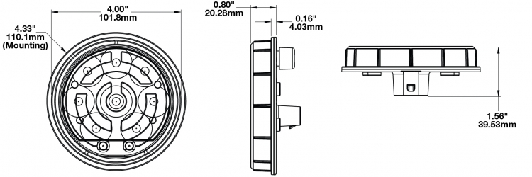 J.W. Speaker 0347864 234 Series Tail Light Assembly - Image 6