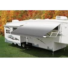Carefree RV QJ14006E RV Patio Electric/ Manual Awning , White Solid