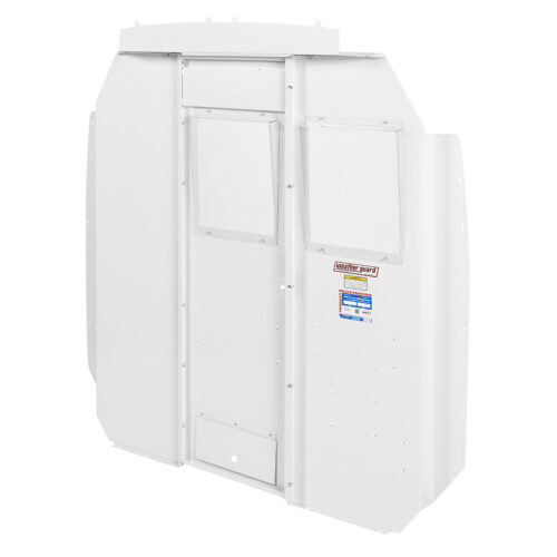 Weather Guard (Werner) 96311-3-01D Swing Door White Steel Bulkhead Divider