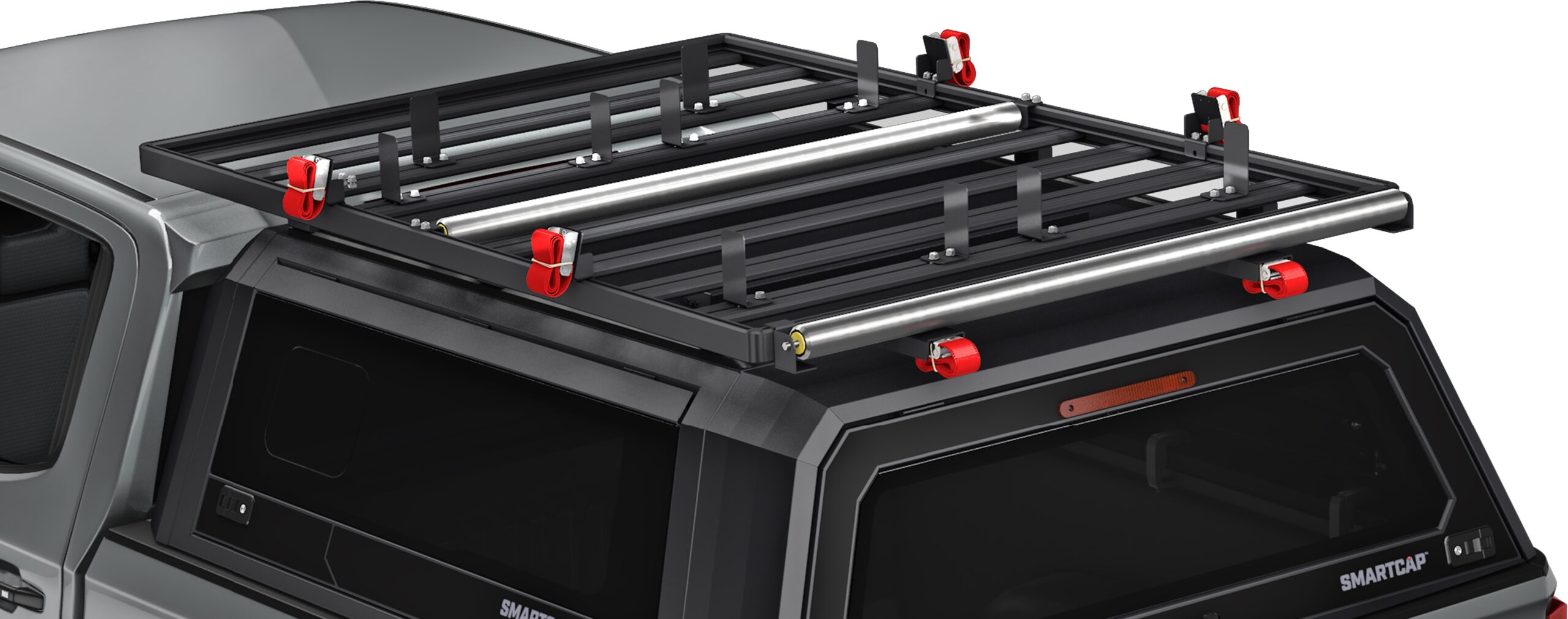 SmartCap (RSI) SA0303 1 Piece Fixed 770 Pound When Vehicle Is Stationary And 330 Pound When Vehicle Is In Motion Truck Cap Roof Rack Platform - Image 3