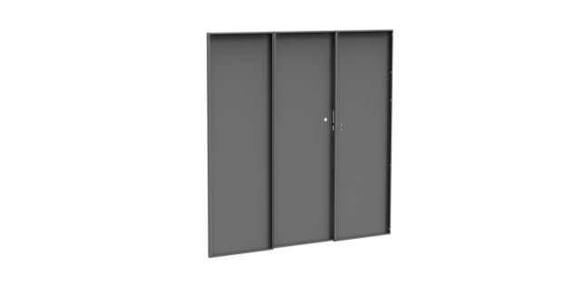 KargoMaster 40652 Gray Steel Bulkhead Divider