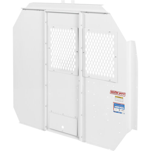 Weather Guard (Werner) 96302-3-01D Swing Door White Steel Bulkhead Divider